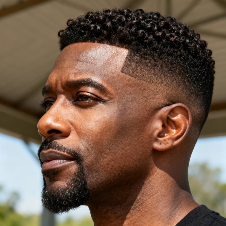 modern ivy league haircut on straight hair, low version.