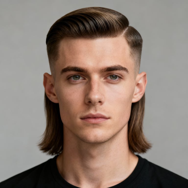 Long Ivy League Haircut style example