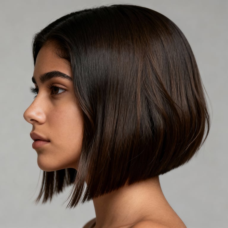 butterfly haircut for long hair on straight hair, low version.