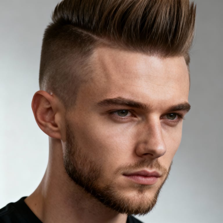 Faux Hawk style example
