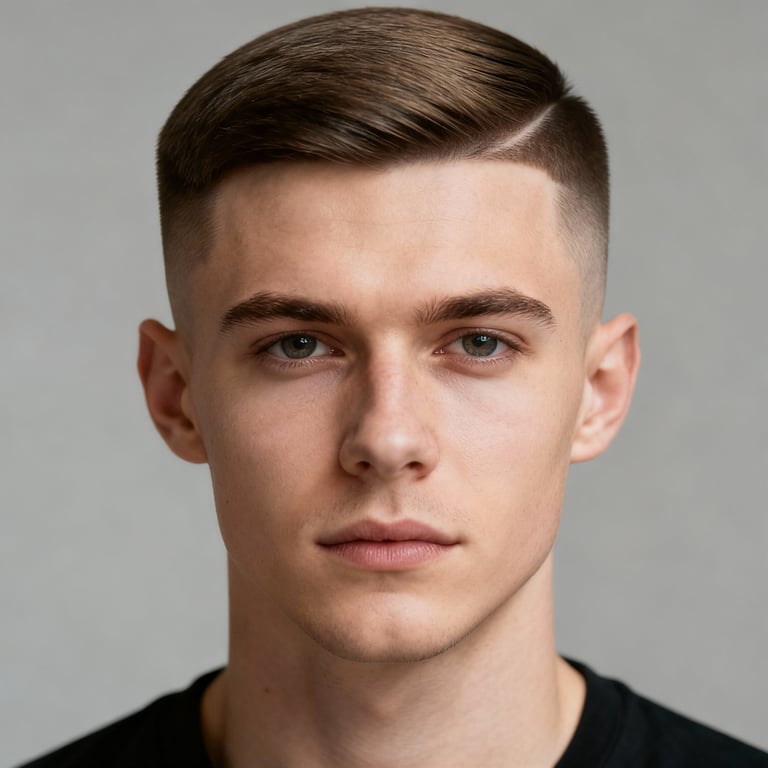 Low Taper Fade style example