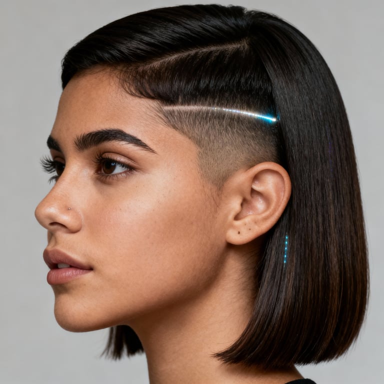 can u cut led lights on straight hair, low version.