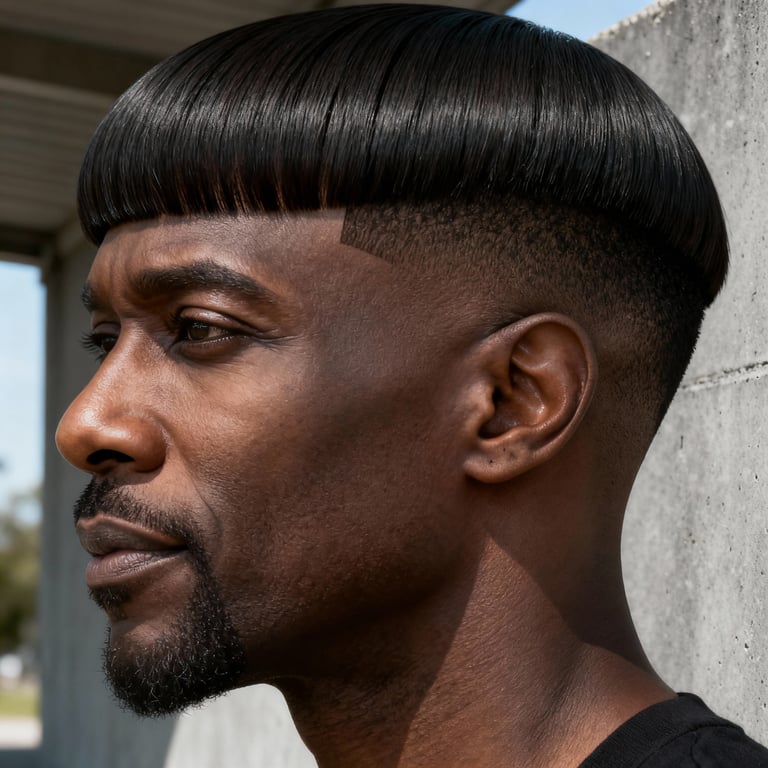 butterfly haircut with bangs on straight hair, low version.