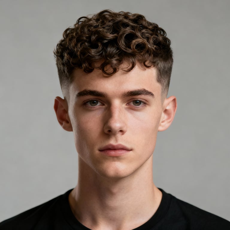 Curly Hair Types style example