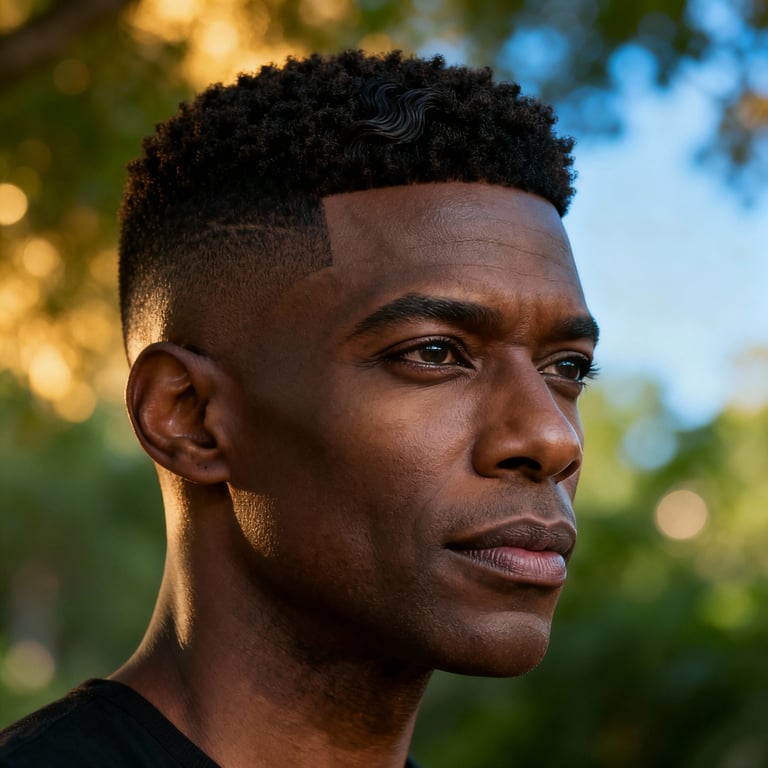 bixie cut on straight hair, low version.