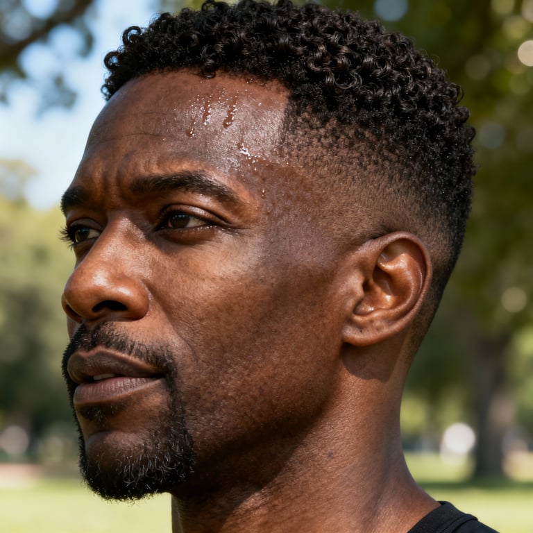 u cut on straight hair, low version.