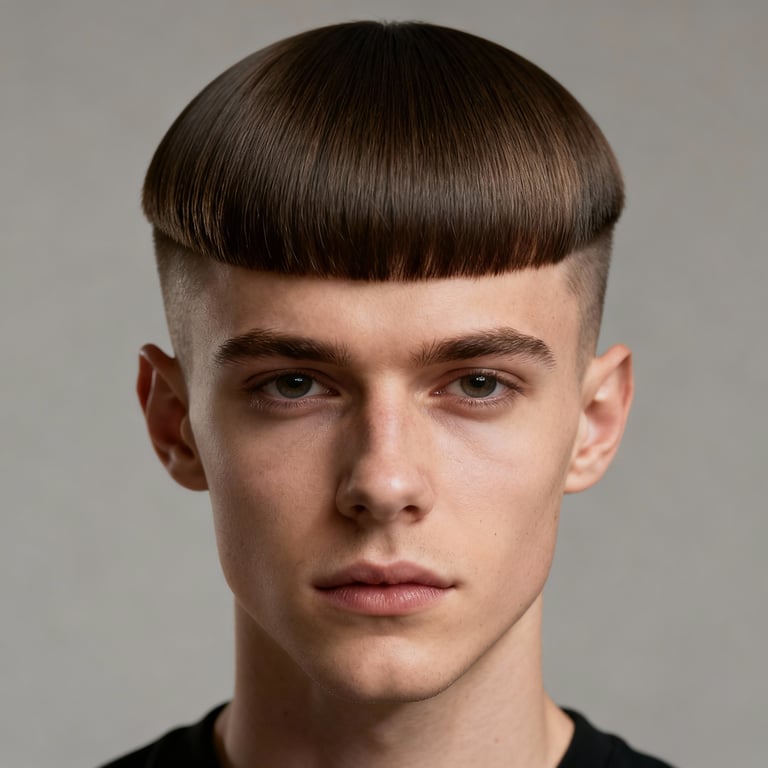 Bird With Bowl Cut style example