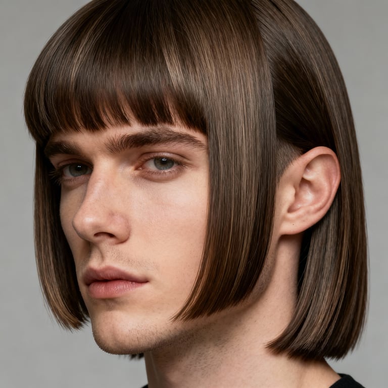 Layered Long Bob Haircut style example