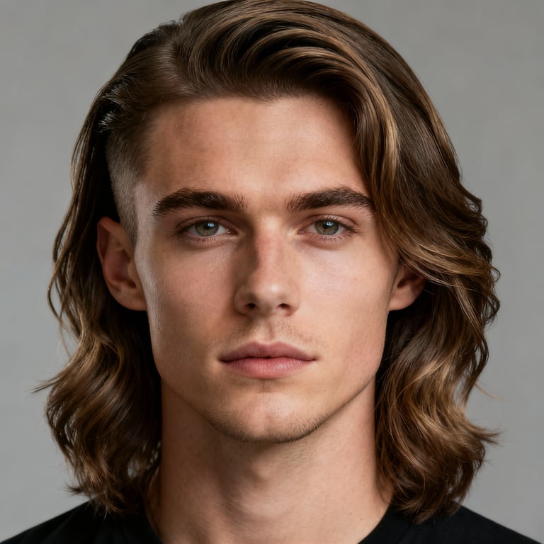Long Wavy Hair style example