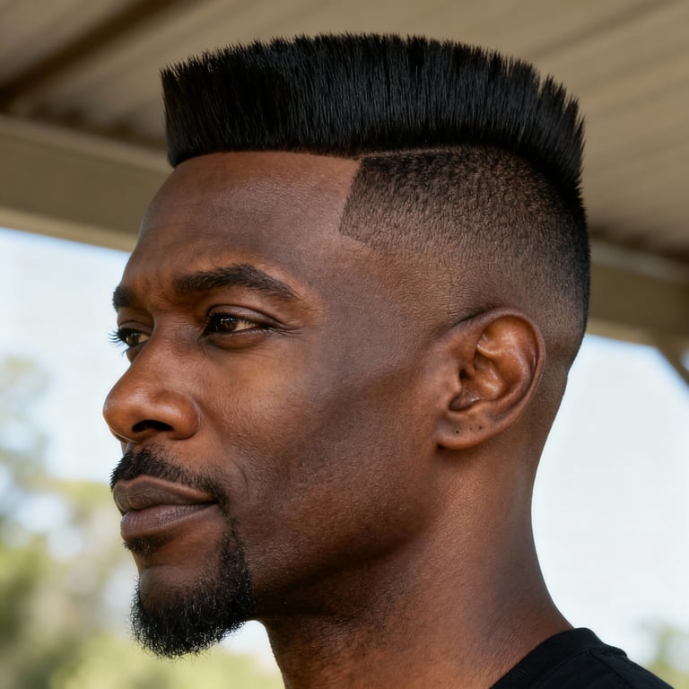 pixie sticks on straight hair, low version.