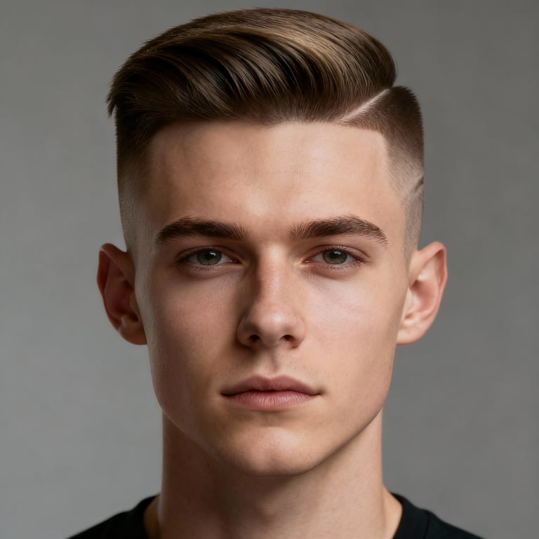Faux Hawk Fade style example