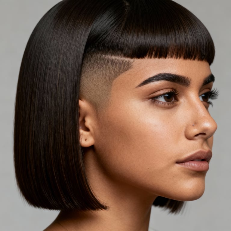 low taper fade straight hair on straight hair, low version.