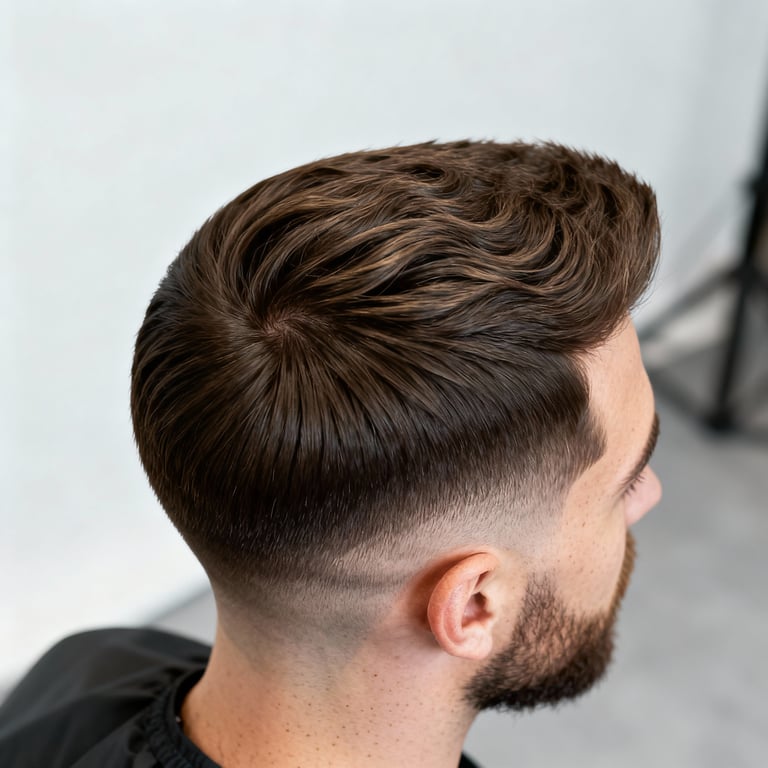 magic mixie on straight hair, low version.