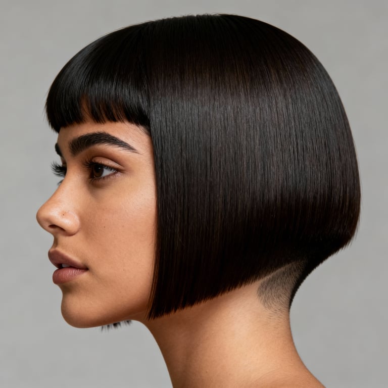 burst fade straight hair on straight hair, low version.