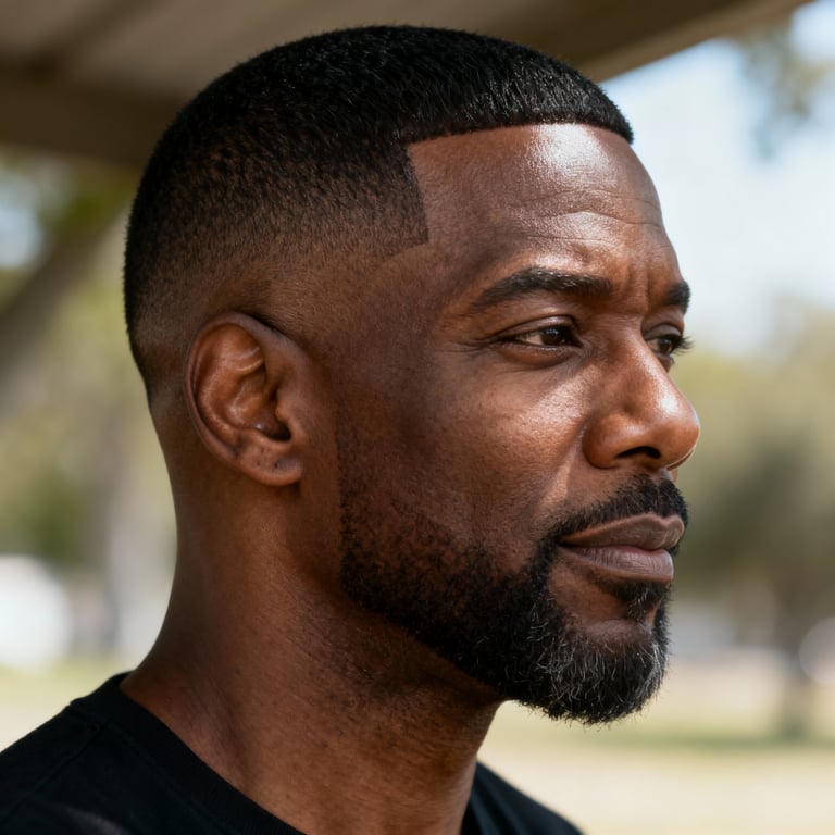 burst fade on straight hair, low version.