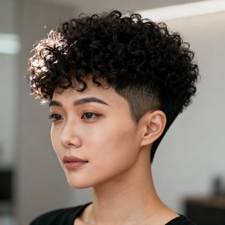 afro kinky human hair on straight hair, low version.