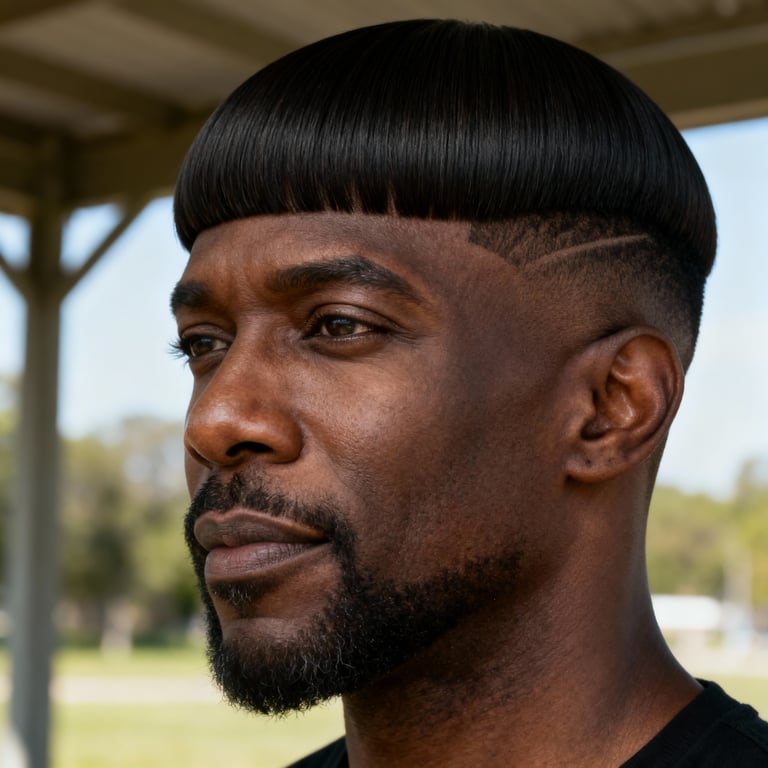 fine hair short bob haircuts on straight hair, low version.