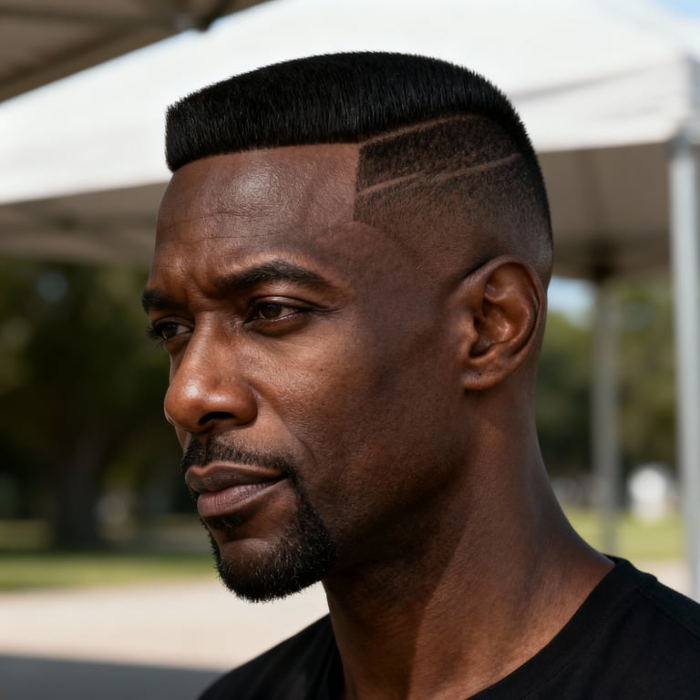 undercut on straight hair, low version.