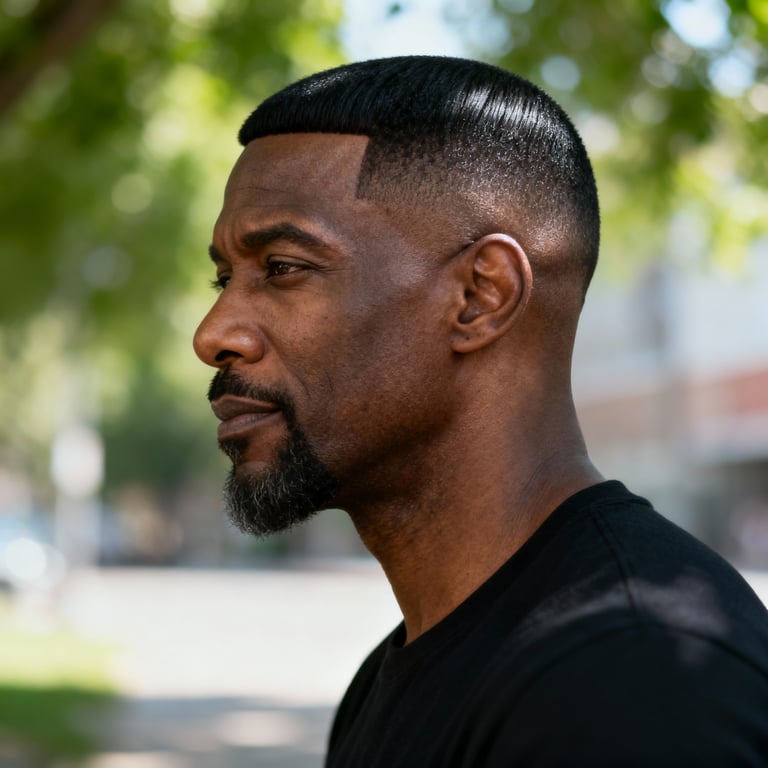 jellyfish haircut short on straight hair, low version.