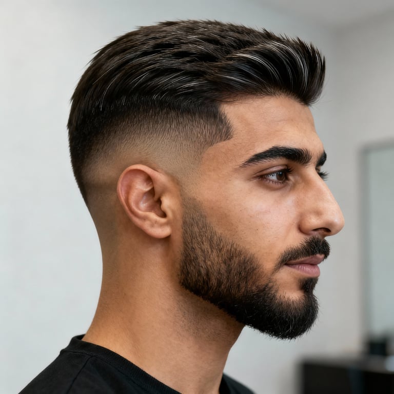 wolf cut on straight hair, low version.