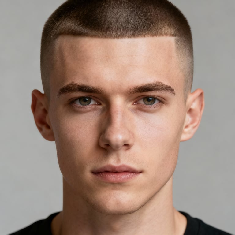Buzz Cut Fade style example