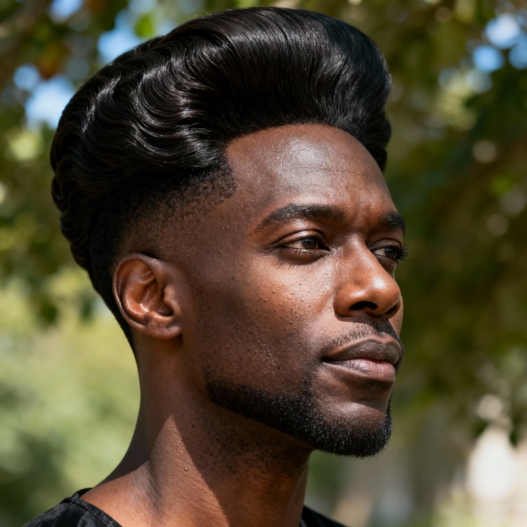 madame de pompadour on straight hair, low version.