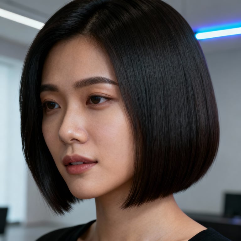 can u cut led lights on straight hair, low version.