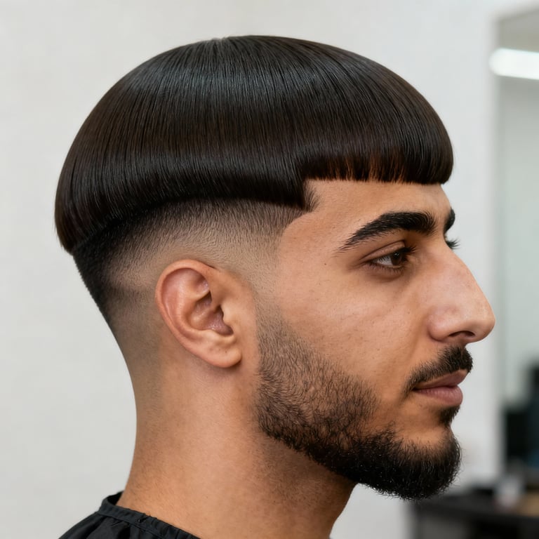 fine hair short bob haircuts on straight hair, low version.