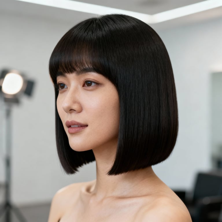 ivy league haircut men on straight hair, low version.