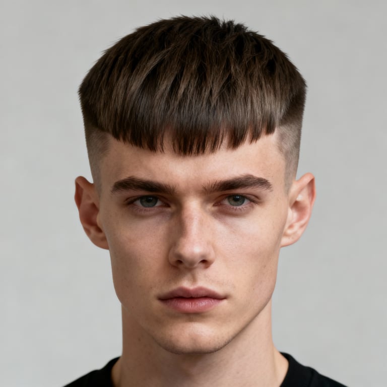 Wolf Cut Men style example