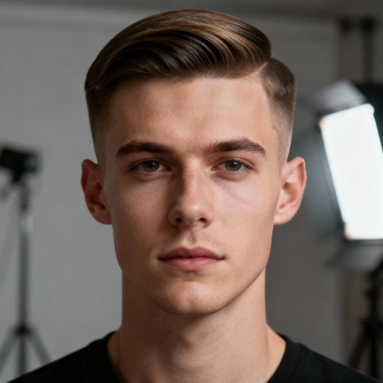 Side Part hairstyle examples