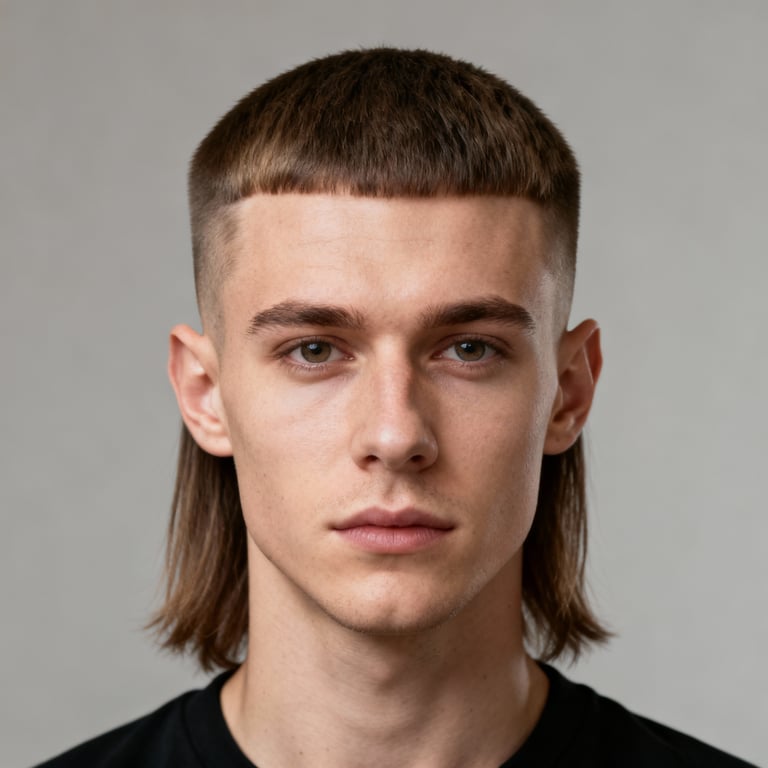 Low Taper Mullet style example