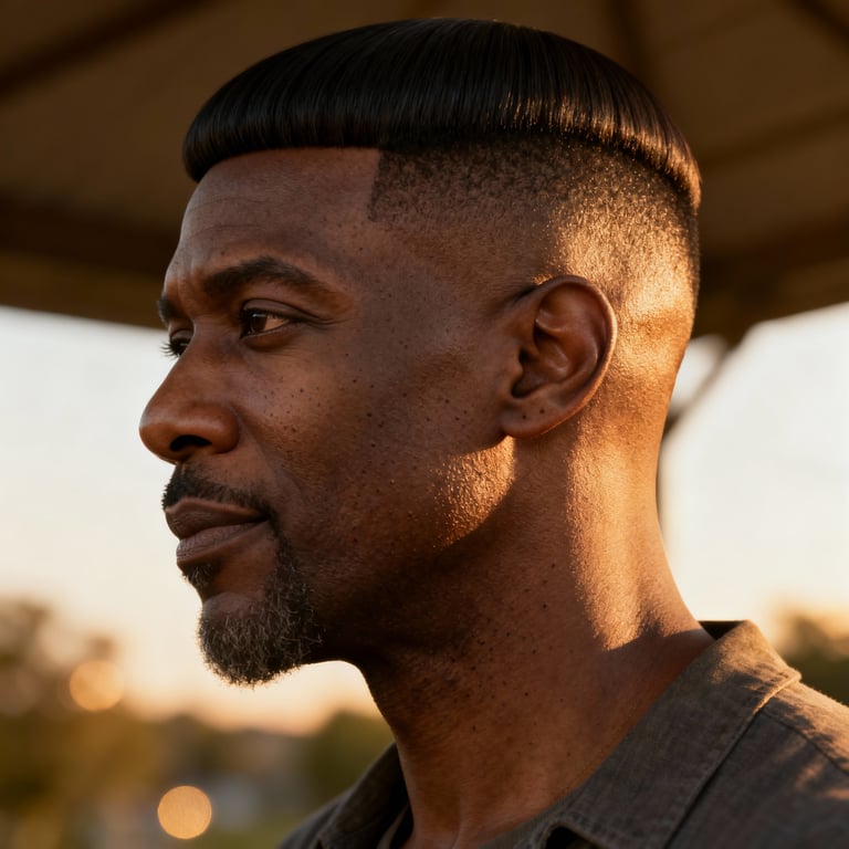 undercut women on straight hair, low version.