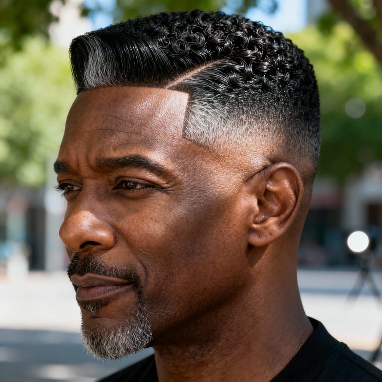 middle part haircut on straight hair, mid version.