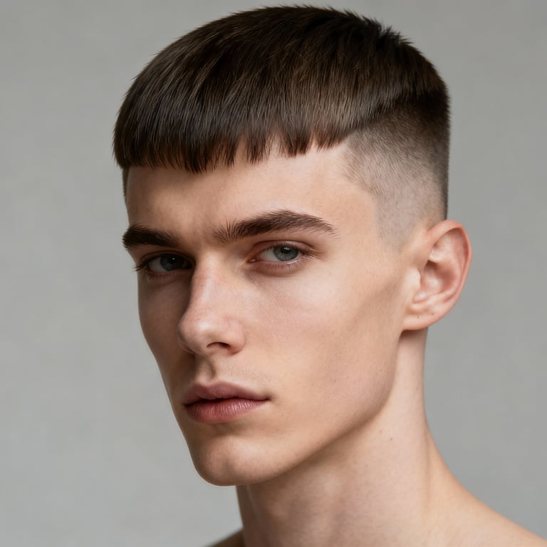 Short Wolf Cut style example