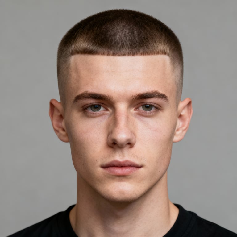 French Crop Mid Fade style example