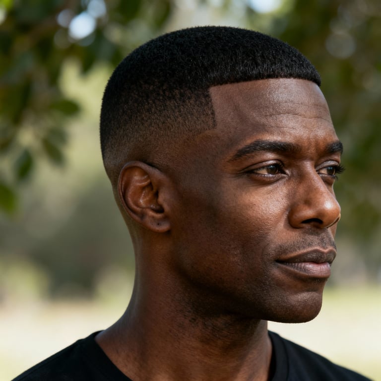 pixie on straight hair, low version.