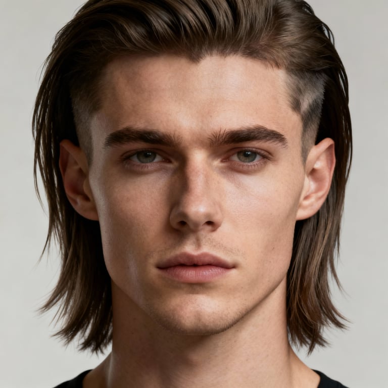 Wolf Cut Long Hair style example