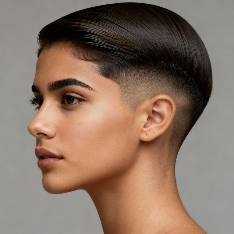 middle part hair men on straight hair, mid version.