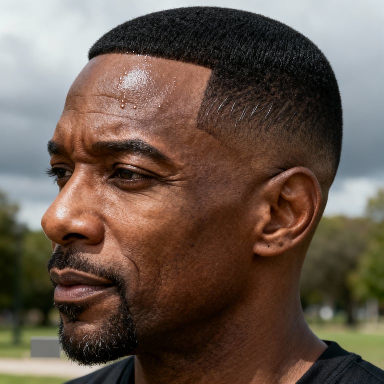 high and tight on straight hair, high version.