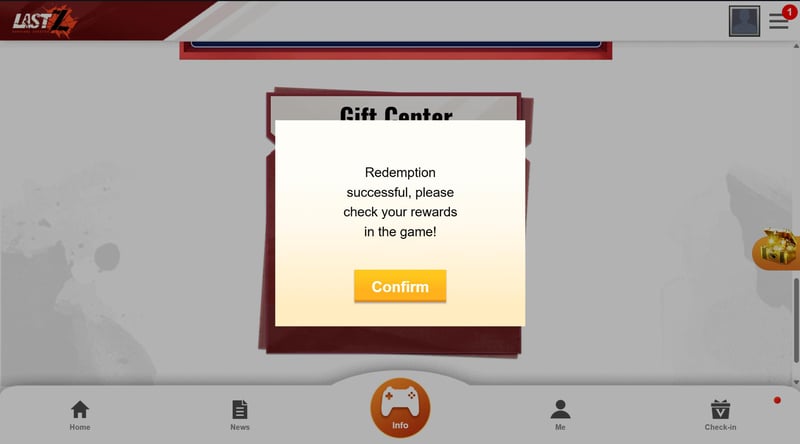 Como inserir um código de resgate no Gift Center de Last Z Survival Shooter