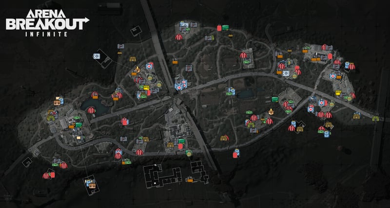 Arena Breakout map and extraction routes for beginner players