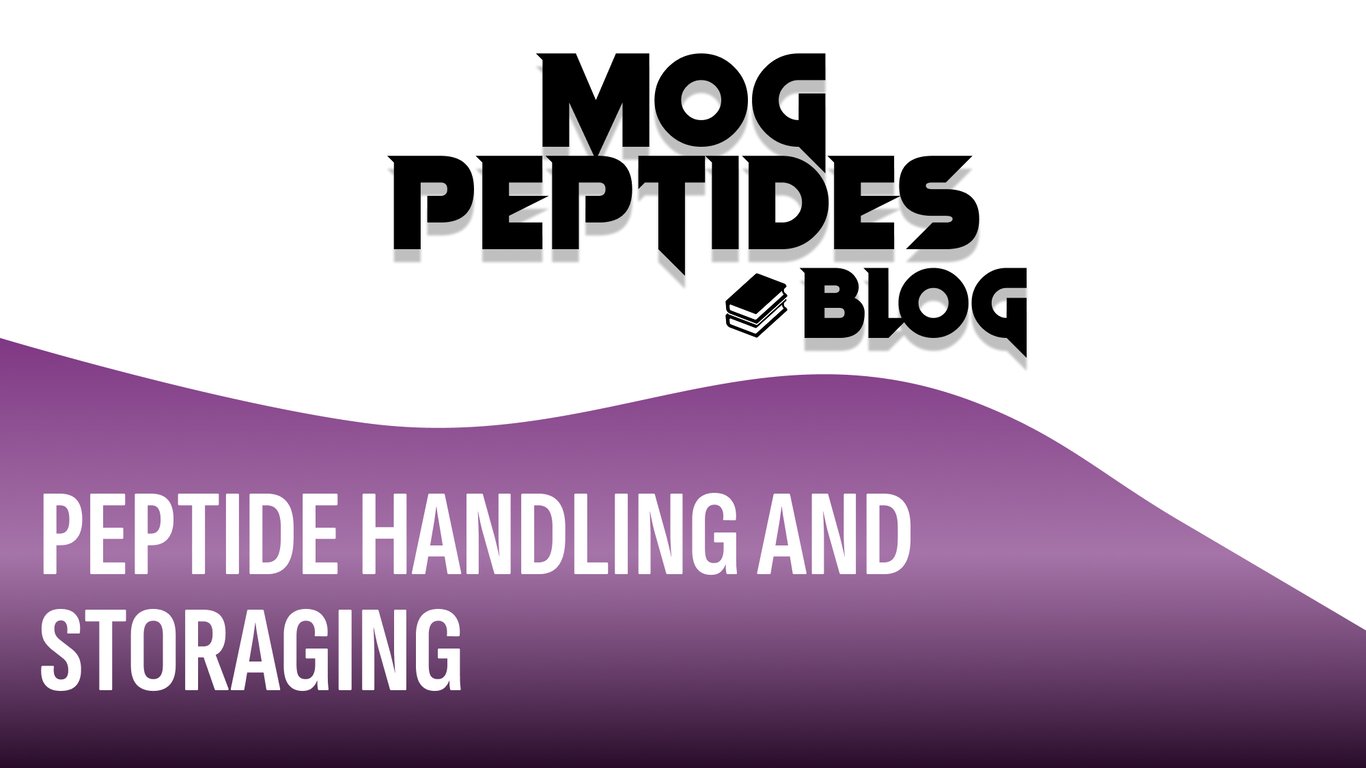 Peptide handling and storaging - blog