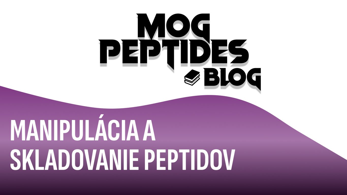 Manipulácia a skladovanie peptidov - blog