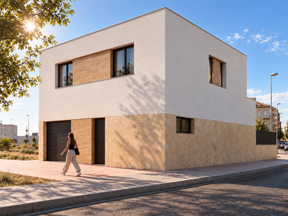 Visualización arquitectónica de la versión cerámica