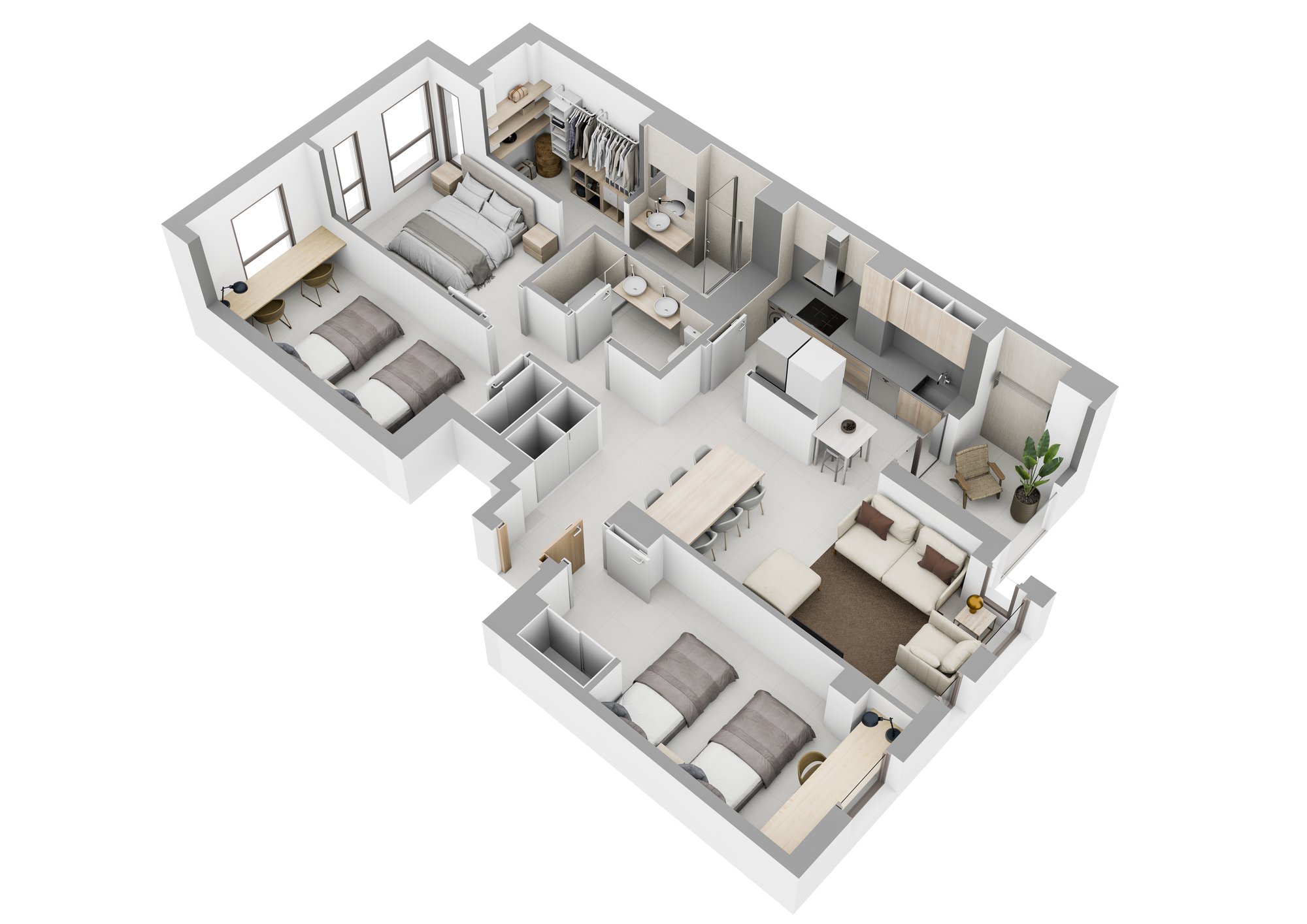 Visualización 3D para promoción inmobiliaria - Paco Barruguer