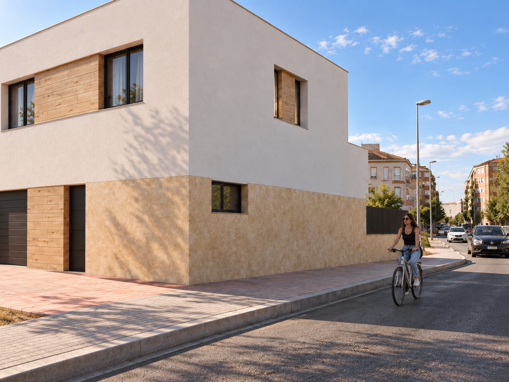 Visualización arquitectónica de la versión cerámica
