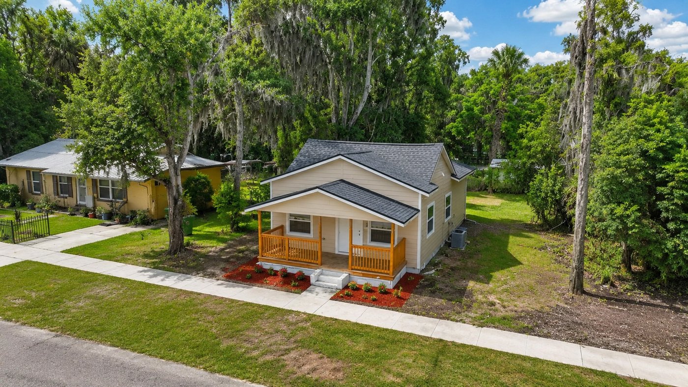 Sanford ground-up new construction home with new roof and front porch