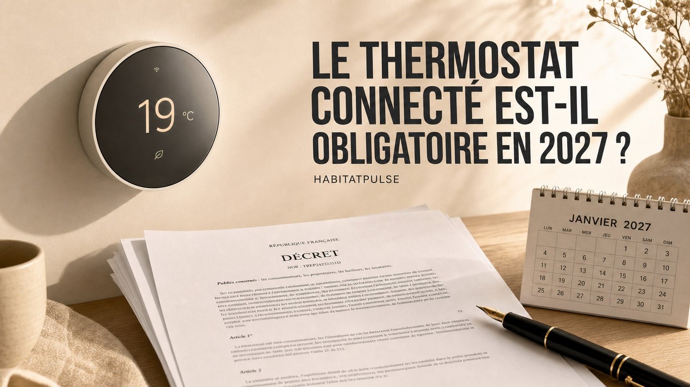 Thermostat connecté obligatoire en 2027 : ce que la RE2020 impose vraiment aux propriétaires