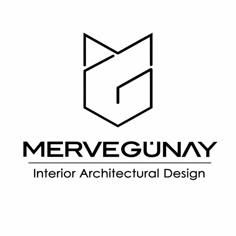 Merve Interiors - logo white